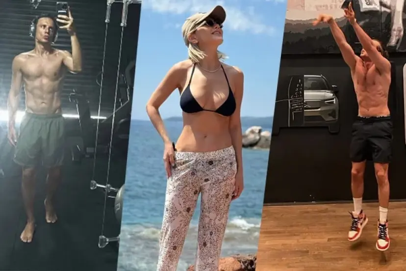 Ünlülerin fit vücutları ve sosyal medyada fırtına estiren kas şovları