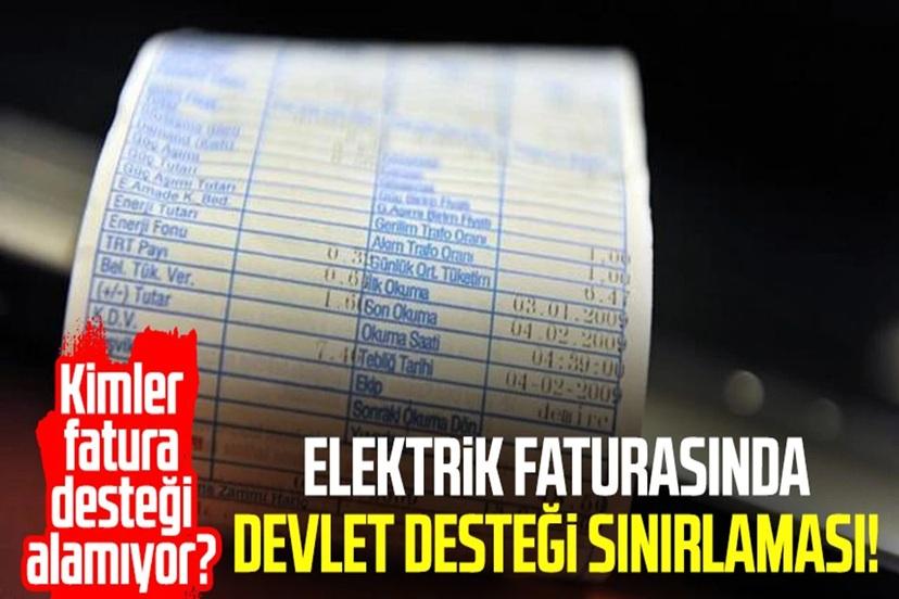 Elektrik tüketiminde kimler devlet destek ödemesinden yararlanamayacak?