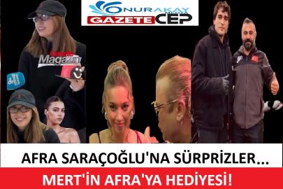 Afra Saraçoğlu’na Mert Ramazan Demir’den bir sürpriz daha, Onur Akay’dan da özel hediye!