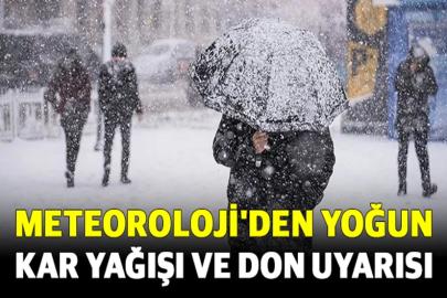 Meteoroloji 16 ile sarı kodlu kar uyarısı verdi: Buzlanma, don ve tipi tehlikesi