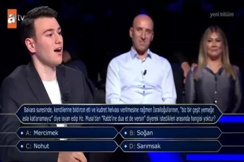 Berk Göktaş 5 milyonu kazandı!