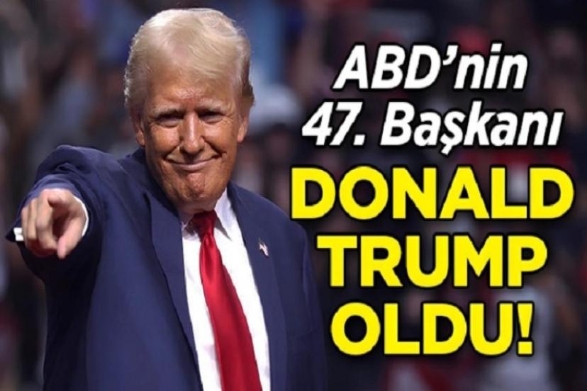 ABD'nin 45. Başkanı Donald Trump 47. Başkanı Oldu!