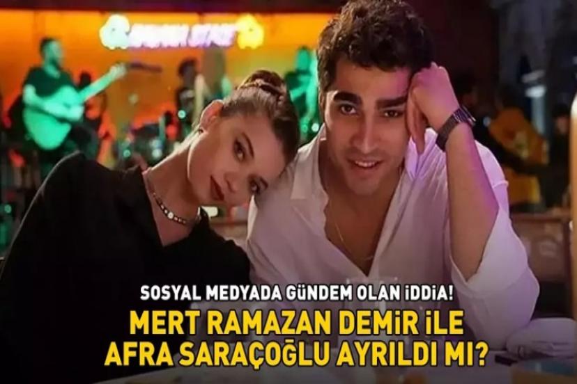 Afra Saraçoğlu ve Mert Ramazan Demir'in ayrılık düğümü çözüldü!