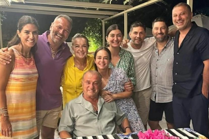 Ali Sunal ve eşi Fatih Terim ve ailesinin misafiri oldu