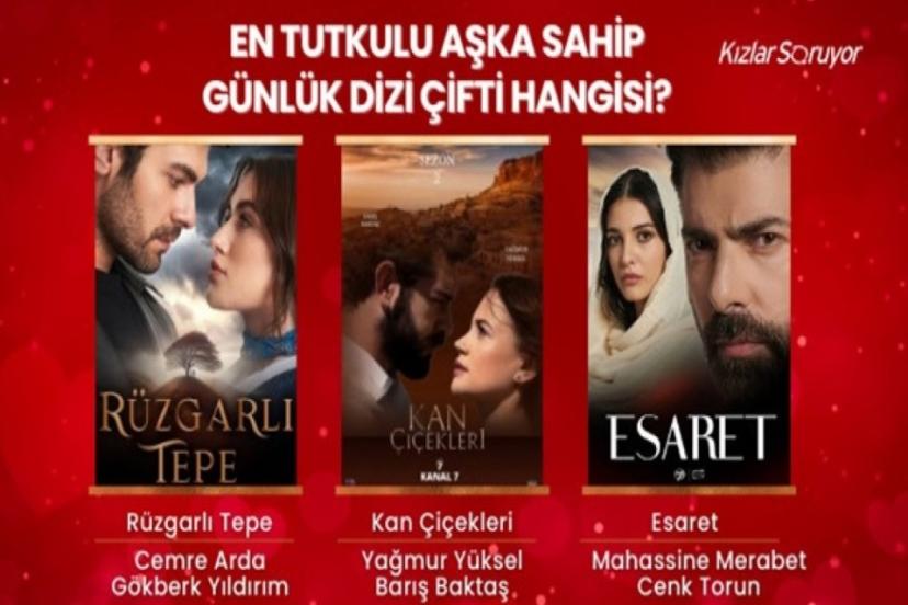 Aşkı En Tutkulu Yaşayan Dizi Çifti Seçildi!