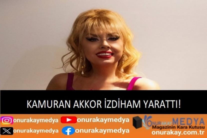 Ünlü sanatçı Kamuran Akkor İstanbul’u efsaneye doyurdu!