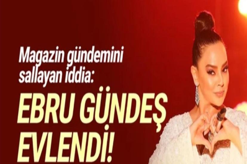 Ebru Gündeş Dubai'de evlendi!