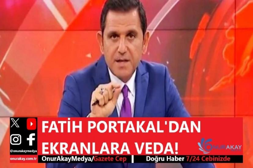 Fatih Portakal'dan ekranlara veda kararı! Pazartesi gününden itibaren...