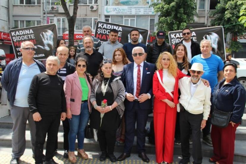 Yeter Artık'ın oyuncuları kadına şiddete hayır dedi!