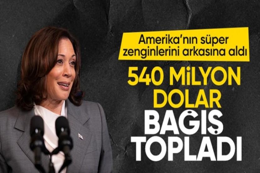 Kamala Harris dudak uçuklatan bağış topladı!