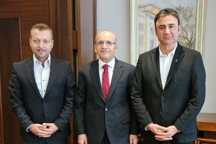 MESAM Heyeti, Hazine ve Maliye Bakanı Mehmet Şimşek ile görüştü