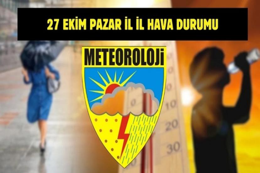Meteoroloji haftalık rapor belli oldu! Salı gününden itibaren....