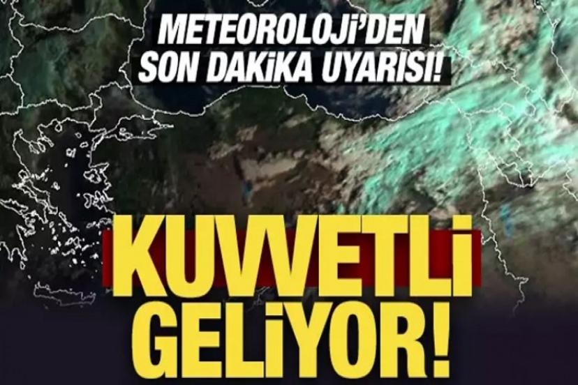 Meteoroloji, üç gün devam edecek sağanaklar için uyardı! (12 Ekim 2024 Cumartesi)