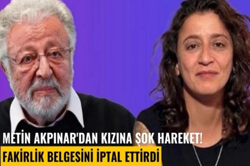 Metin Akpınar'ın kızına yaptığı bu harekete büyük eleştiri!