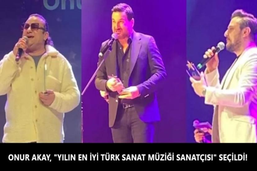 Onur Akay, “Yılın En İyi Türk Sanat Müziği Sanatçısı” seçildi!
