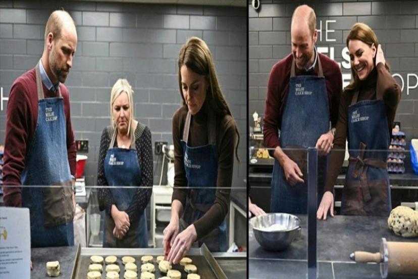 Prenses Kate Middleton, kraliyet görevlerine dönüşte Galler’de mutfağa girdi