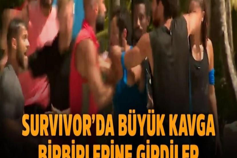 Survivor All Star'da tekmeli yumruklu büyük kavga!
