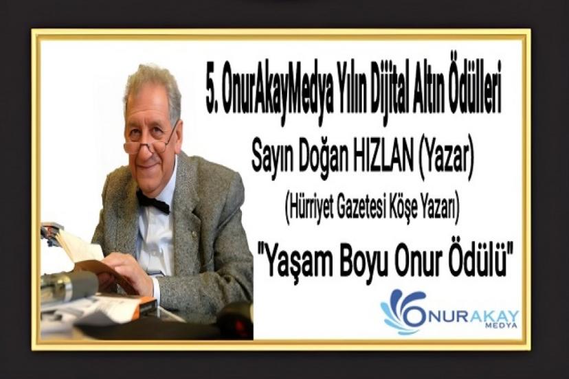 Yaşam Boyu Onur Ödülü’ne layık görülen Doğan Hızlan, Altın Kalem ile ödüllendirildi!