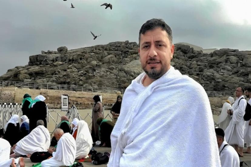Yazar Ramazan Temelkuran kutsal topraklarda manevi yolculukta