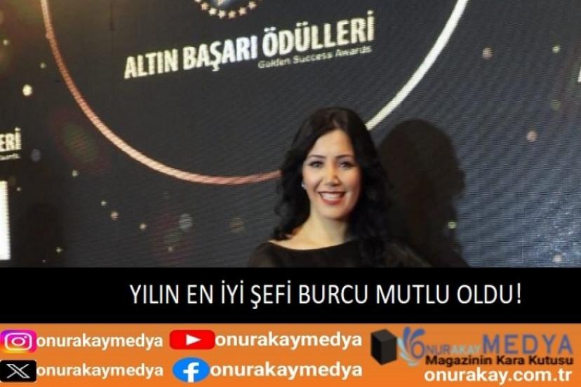 Yılın En İyi Şefi ödülü genç ve güzel pastacı Burcu Mutlu'ya verildi!